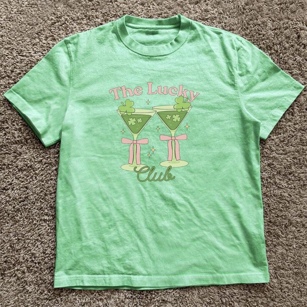 Green StPatrick_S Day The Lucky Club Tee